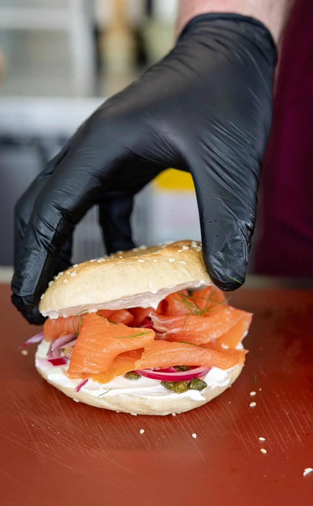 Bagel zalm